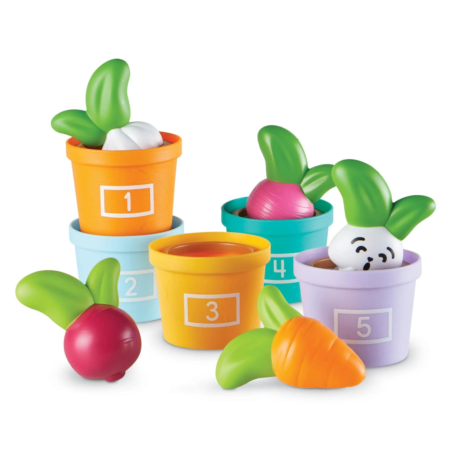 Educators Resource Learning Resources Hide & Seek Vegetable Garden - Eco-Friendly Preschool Game* Preschool Education Toys & Activities