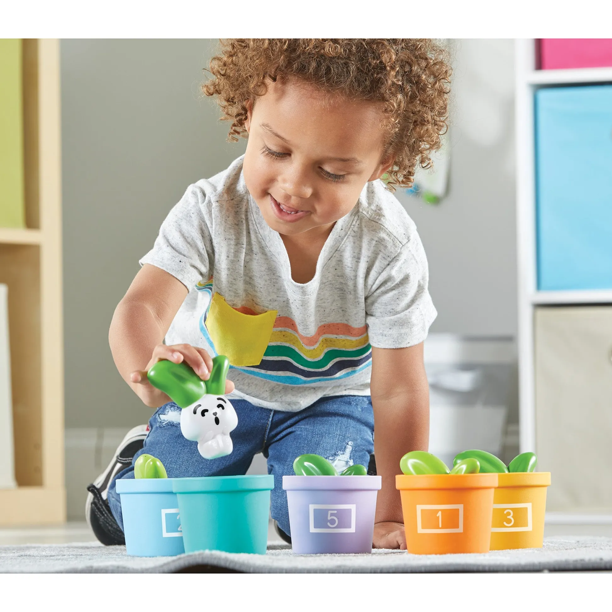 Educators Resource Learning Resources Hide & Seek Vegetable Garden - Eco-Friendly Preschool Game* Preschool Education Toys & Activities