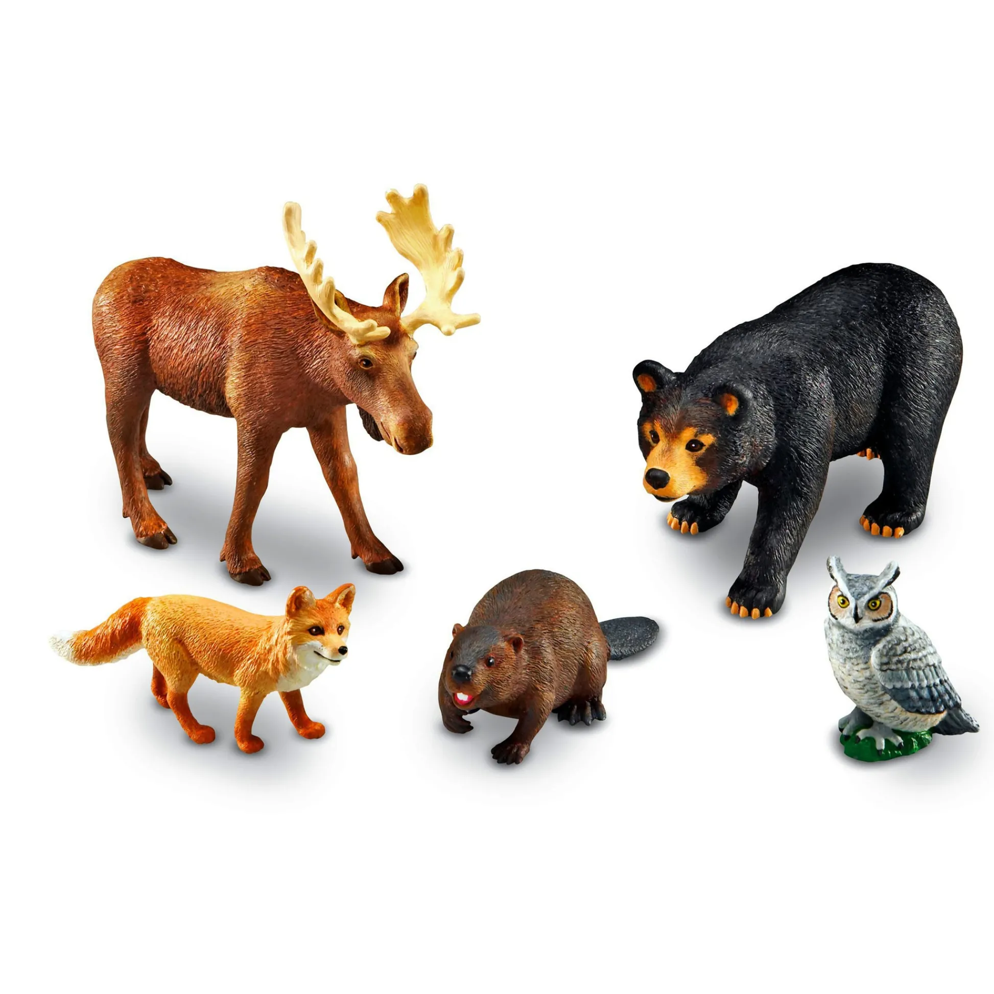Educators Resource Learning Resources Jumbo Forest Animals Playset - Set of 5* Animal Figures|Dress Up