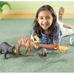 Educators Resource Learning Resources Jumbo Forest Animals Playset - Set of 5* Animal Figures|Dress Up
