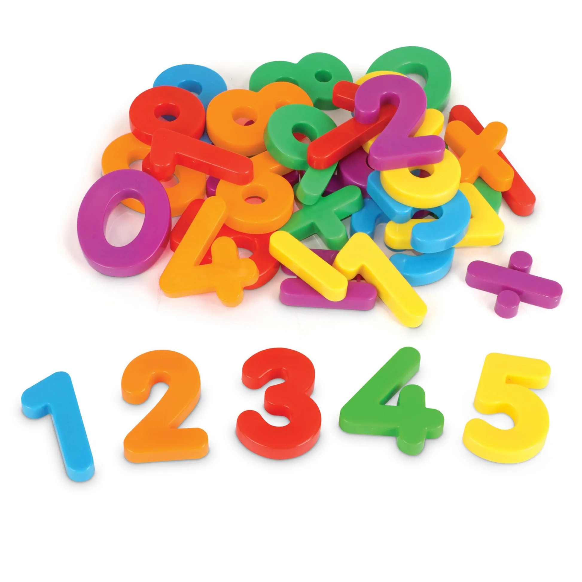Educators Resource Learning Resources Jumbo Magnetic Numbers & Operations Set - Bright Colors* Preschool Education Toys & Activities