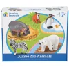 Educators Resource Learning Resources Jumbo Zoo Animals - Playful 5-Piece Set* Animal Figures|Dress Up