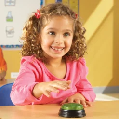 Educators Resource Learning Resources Lights and Sounds Answer Buzzers - Interactive Set of 4* Preschool Education Toys & Activities