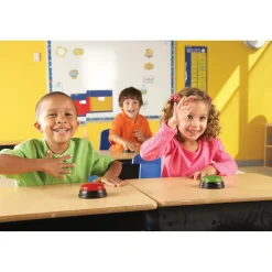 Educators Resource Learning Resources Lights and Sounds Answer Buzzers - Interactive Set of 4* Preschool Education Toys & Activities