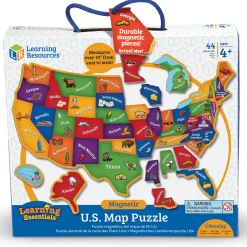 Educators Resource Learning Resources Magnetic U.S. Map Puzzle - Interactive Geography Fun* Puzzles