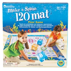 Educators Resource Learning Resources Make a Splash 120 Mat Floor Game - Math Exploration* Math Toys|Math, Counting & Time