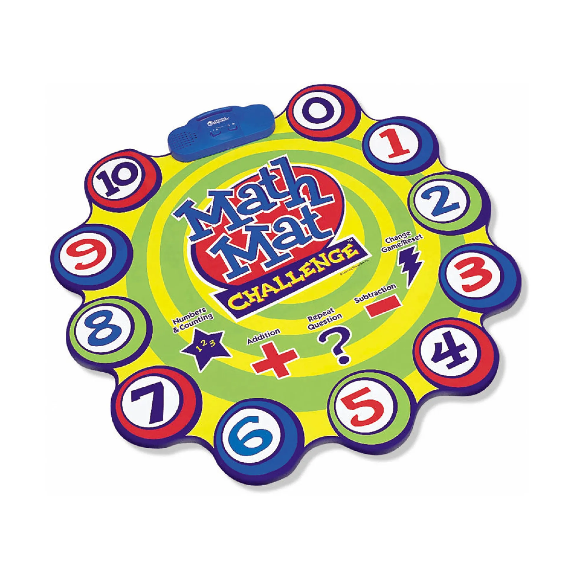 AreYouGame Learning Resources Math Mat Challenge Game - Interactive Educational Toy* Preschool Education Toys & Activities