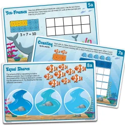 Educators Resource Learning Resources Mathlink Cubes - Sea Adventures - Kindergarten Math Activity Set* Math Toys|Math, Counting & Time