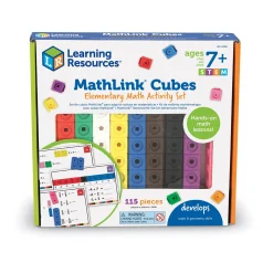 Educators Resource Learning Resources Mathlink Cubes - Early Math Activity Set - 115 Pieces* Math Toys|Math, Counting & Time