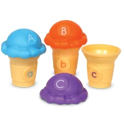 Educators Resource Learning Resources Mini Letter Scoops - Alphabet Ice Cream Playset* Preschool Education Toys & Activities