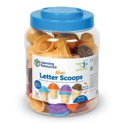Educators Resource Learning Resources Mini Letter Scoops - Alphabet Ice Cream Playset* Preschool Education Toys & Activities
