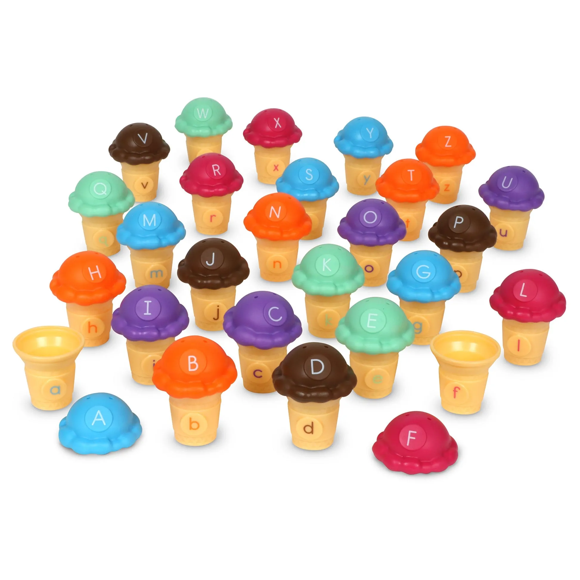 Educators Resource Learning Resources Mini Letter Scoops - Alphabet Ice Cream Playset* Preschool Education Toys & Activities