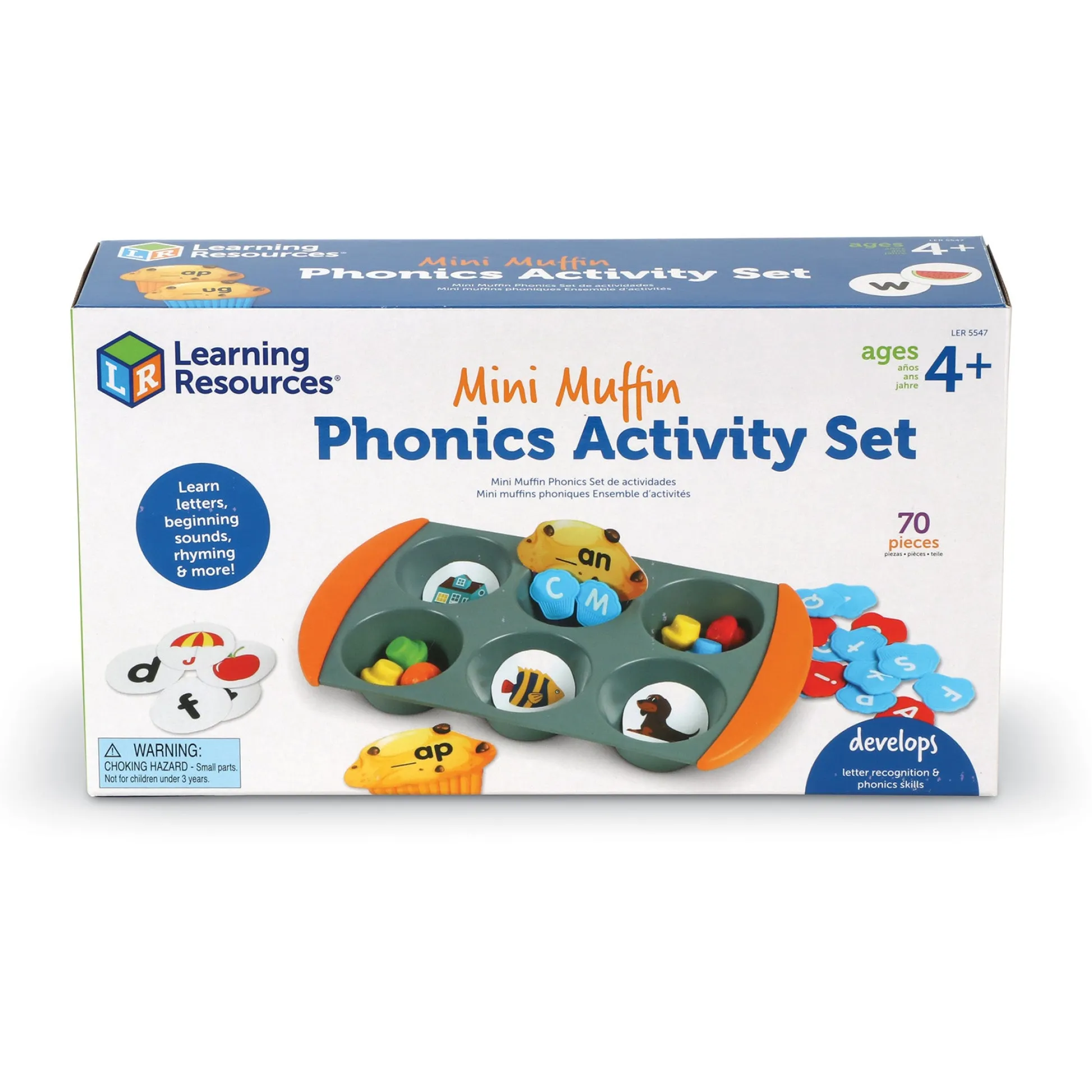 Educators Resource Learning Resources Mini Muffin Phonics Fun Set - Multicolor* Preschool Education Toys & Activities