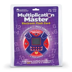 AreYouGame Learning Resources Multiplication Master Electronic Flash Card - Math Skill Builder* Math Toys|Math, Counting & Time