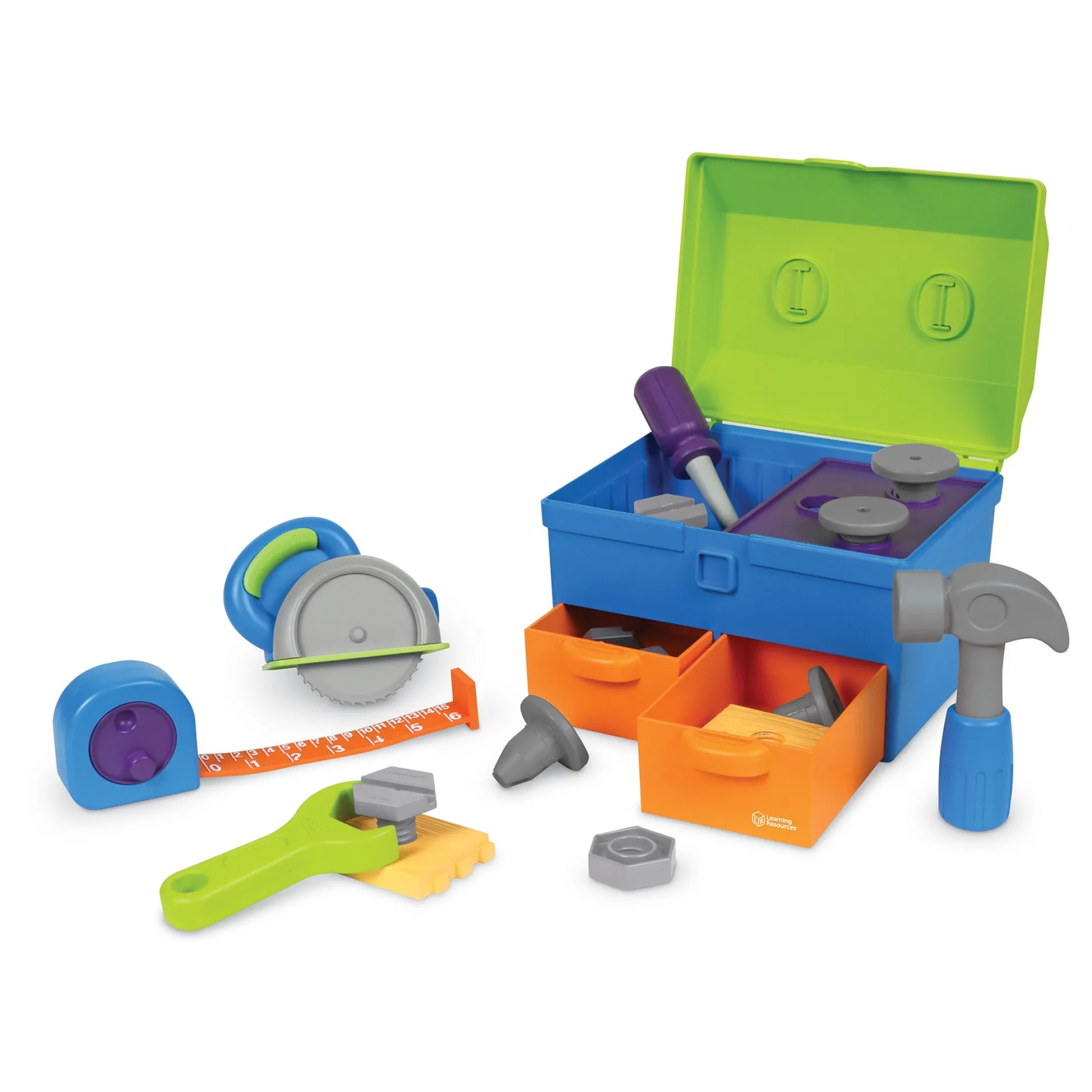 Educators Resource Learning Resources New Sprouts Deluxe Tool Set - Toddler Pretend Play* Tools & Workshops|Dress Up