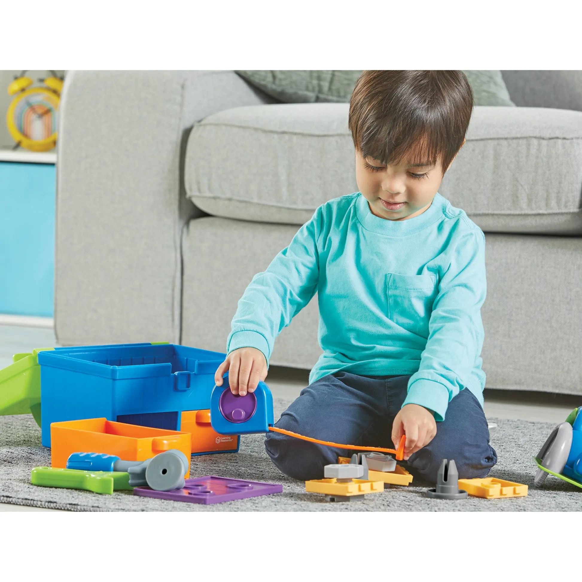 Educators Resource Learning Resources New Sprouts Deluxe Tool Set - Toddler Pretend Play* Tools & Workshops|Dress Up