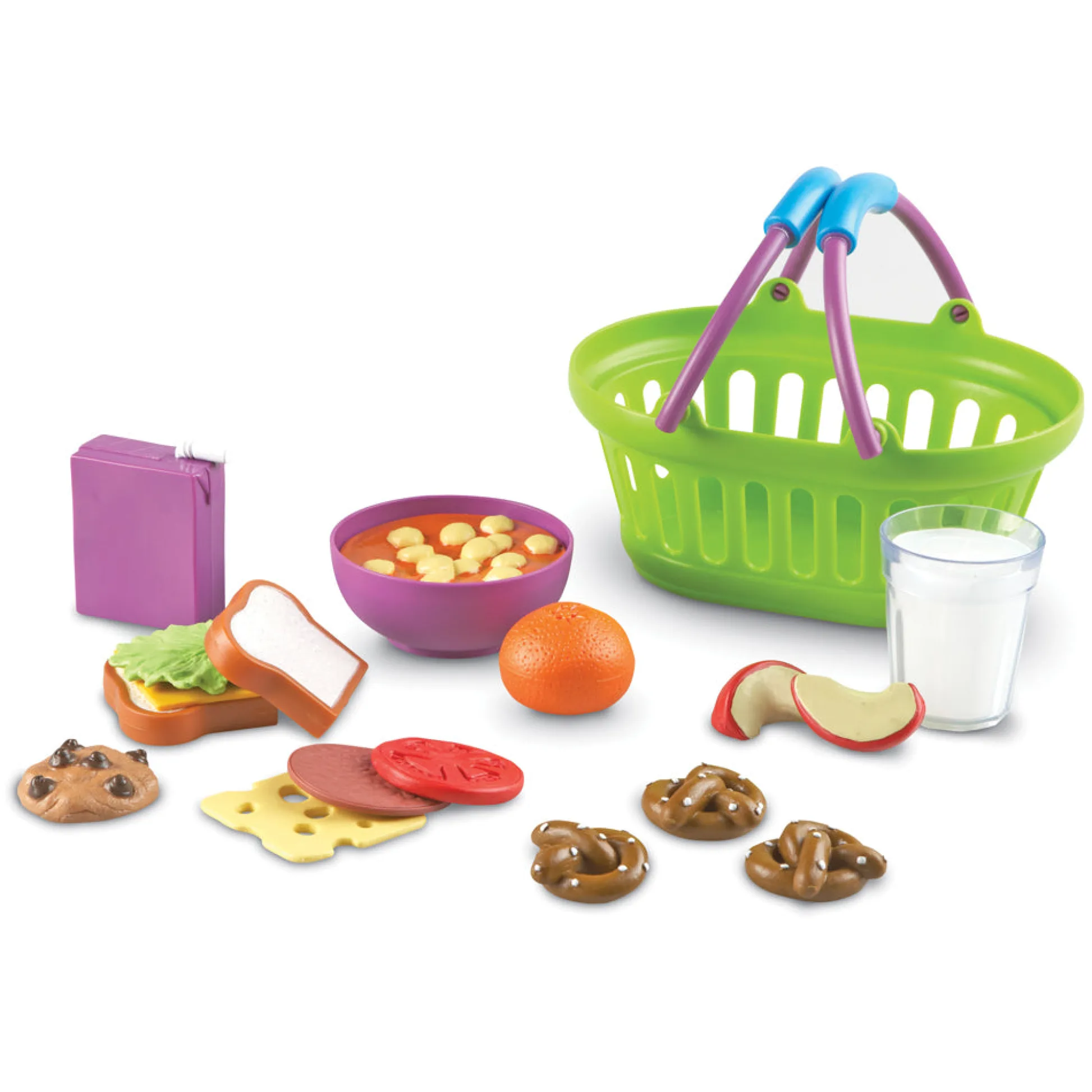 AreYouGame Learning Resources New Sprouts Lunch Basket Playset* Kitchens & Play Food|Social & Emotional Skills