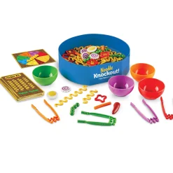 Educators Resource Learning Resources Noodle Knockout - Fine Motor & Color Skills Game* Preschool Education Toys & Activities