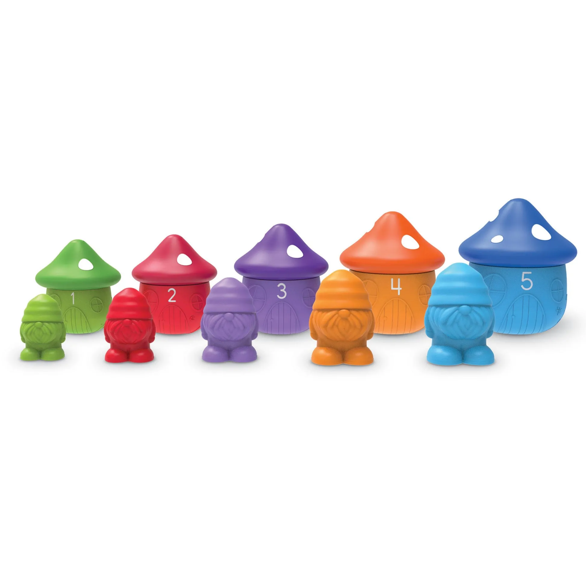 Educators Resource Learning Resources Peekaboo Gnome Homes - Colorful Playset for Toddlers* Preschool Education Toys & Activities