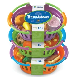 Educators Resource Learning Resources 50-Piece New Sprouts Meals Set - Durable Plastic* Kitchens & Play Food|Dress Up