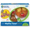 Educators Resource Learning Resources 14-Piece Waffle Time Playset* Kitchens & Play Food|Dress Up