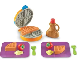 Educators Resource Learning Resources 14-Piece Waffle Time Playset* Kitchens & Play Food|Dress Up