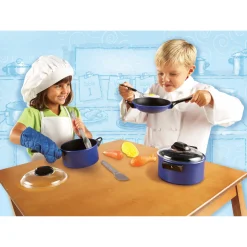 Educators Resource Learning Resources 13-Piece Pretend & Play Pro Chef Set* Kitchens & Play Food|Dress Up