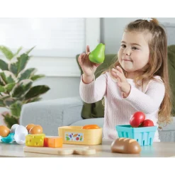 Educators Resource Learning Resources 27-Piece New Sprouts Fresh Market Set* Kitchens & Play Food|Dress Up