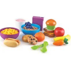 Educators Resource Learning Resources 20-Piece New Sprouts Munch It! Food Set* Kitchens & Play Food|Dress Up