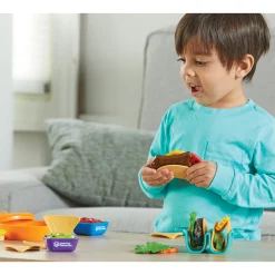 Educators Resource Learning Resources 28-Piece New Sprouts Taco Play Set* Kitchens & Play Food|Dress Up