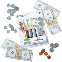 Educators Resource Learning Resources Pretend and Play Money - 300 Pieces of Play Bills and Coins* Kitchens & Play Food|Dress Up