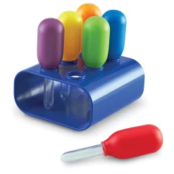 Educators Resource Learning Resources Primary Science Jumbo Eyedroppers Set with Stand* Preschool Education Toys & Activities