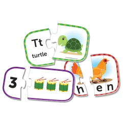 Educators Resource Learning Resources Puzzle Cards - Educational Set for Kids - 71 Pieces* Puzzles