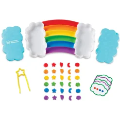 Educators Resource Learning Resources Rainbow Sorting Trays - Colorful Educational Toy for Early Math Skills* Preschool Education Toys & Activities