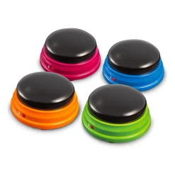 Educators Resource Learning Resources Recordable Answer Buzzers - Interactive Set of 4* Preschool Education Toys & Activities