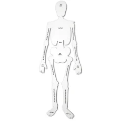 Educators Resource Learning Resources Skeleton Foam Floor Puzzle - Human Anatomy Educational Toy* Puzzles