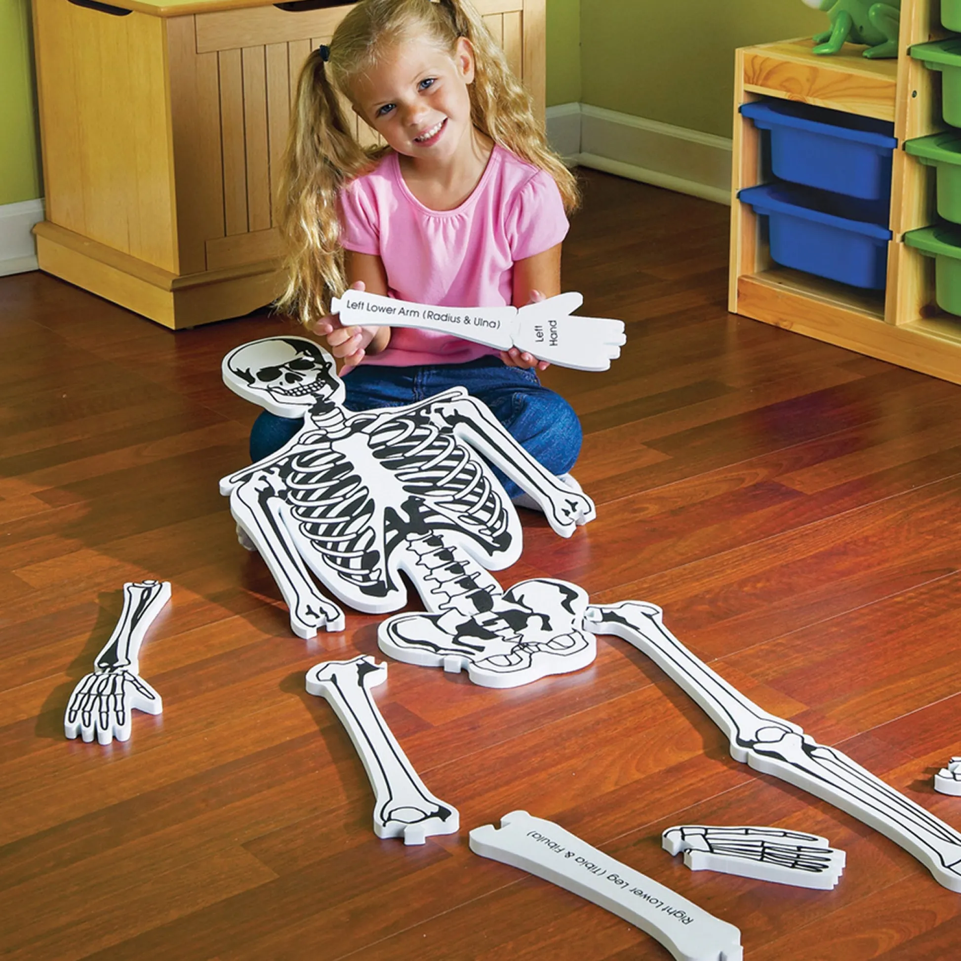 Educators Resource Learning Resources Skeleton Foam Floor Puzzle - Human Anatomy Educational Toy* Puzzles