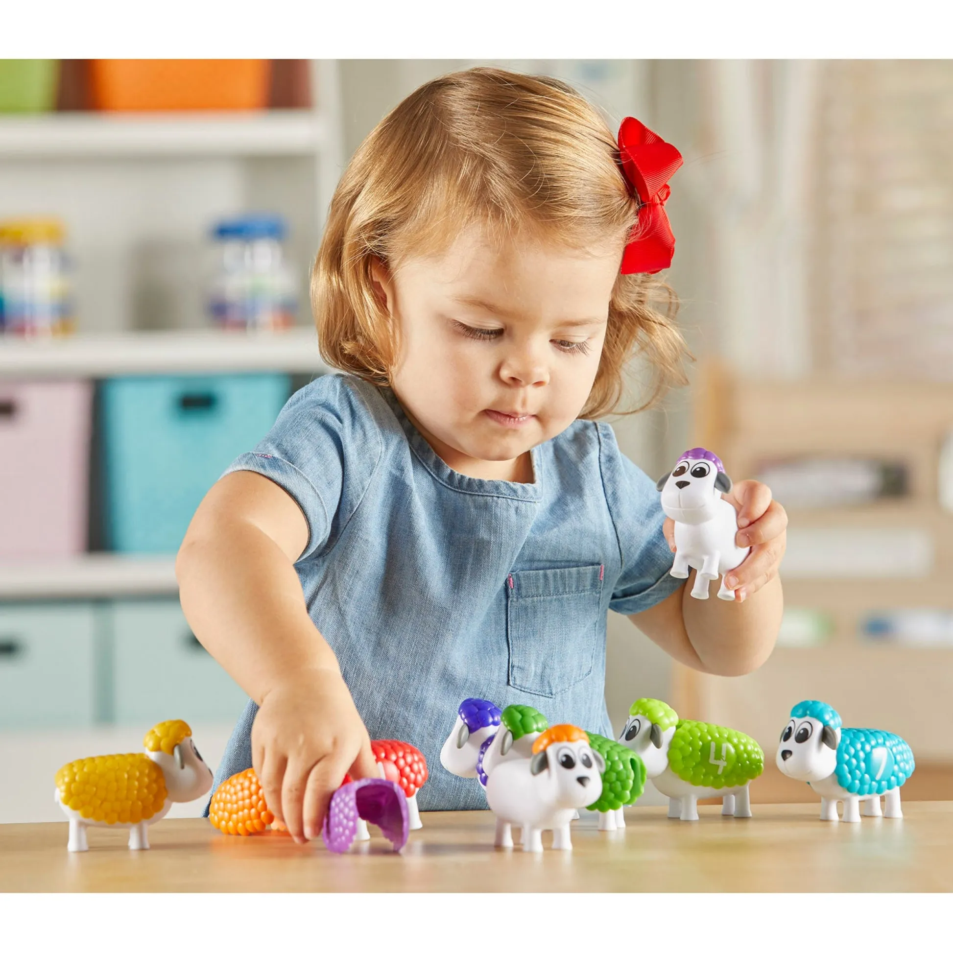 Educators Resource Learning Resources Snap-n-Learn Counting Sheep - Colorful Number Matching Game* Preschool Education Toys & Activities
