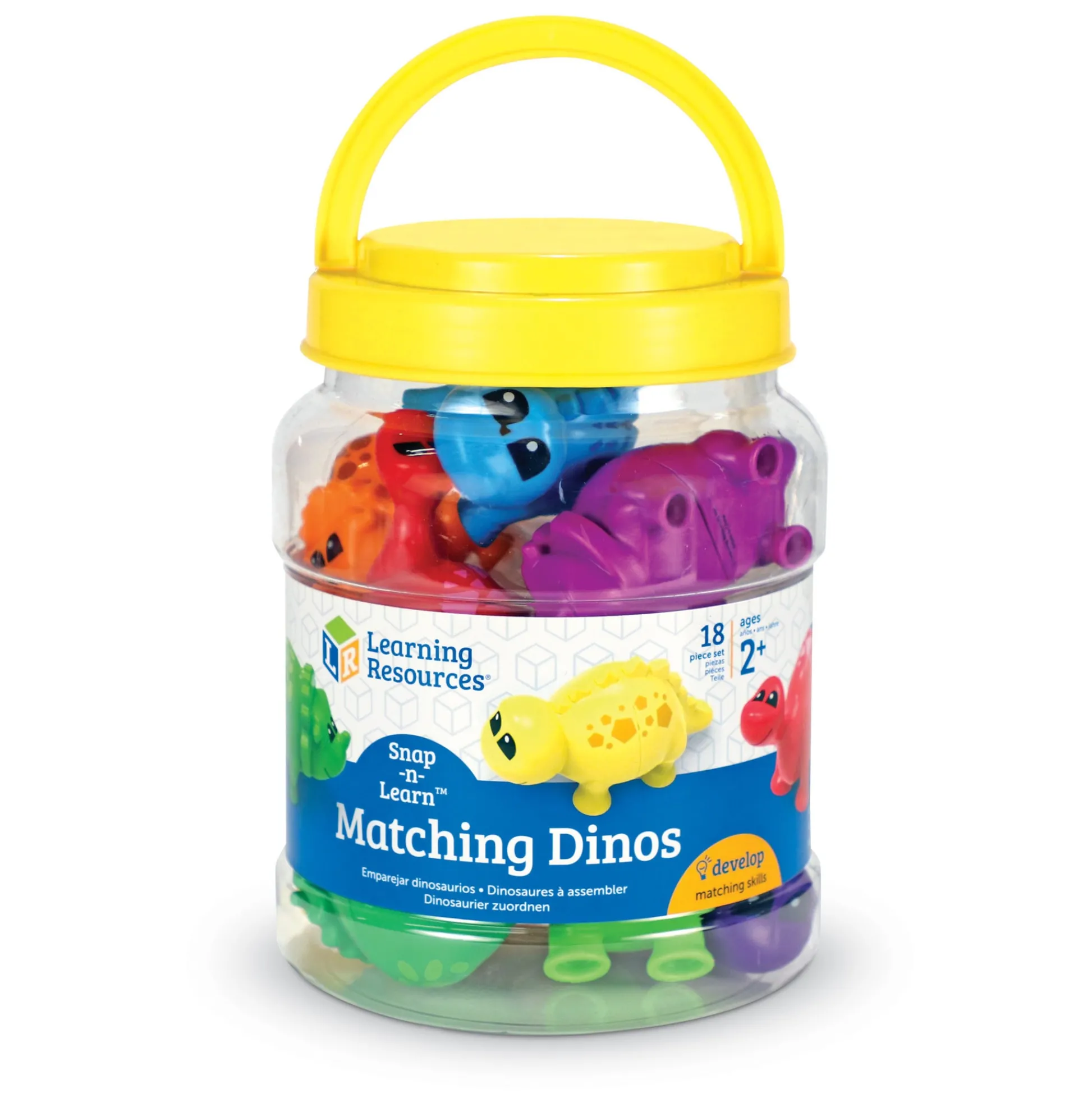 Educators Resource Learning Resources Snap-n-Learn Dinos - Colorful Interlocking Toys* Preschool Education Toys & Activities