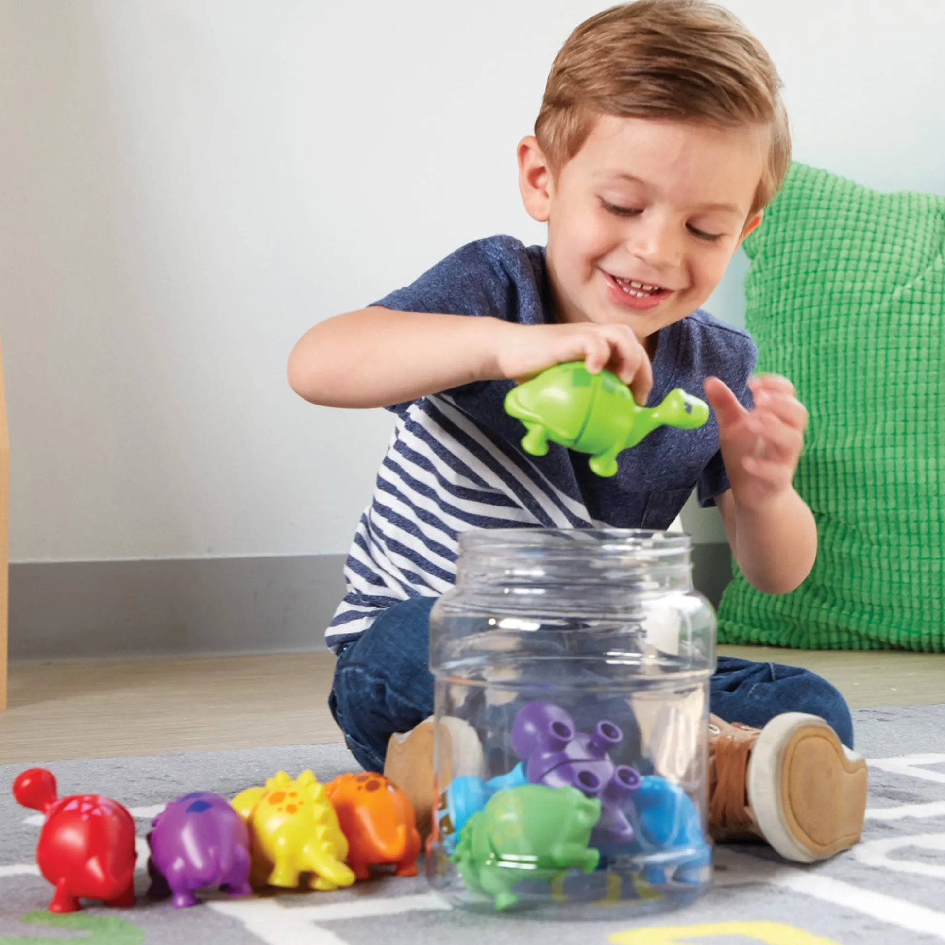 Educators Resource Learning Resources Snap-n-Learn Dinos - Colorful Interlocking Toys* Preschool Education Toys & Activities