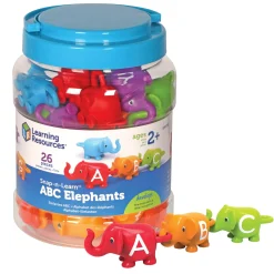 Educators Resource Learning Resources Snap-n-Learn ABC Elephants - Educational Alphabet Toy* Preschool Education Toys & Activities
