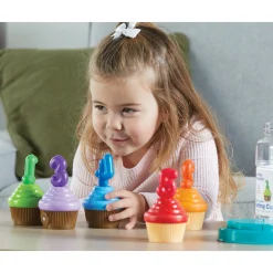 Educators Resource Learning Resources Snap-n-Learn Counting Cupcakes - Color & Number Fun* Preschool Education Toys & Activities