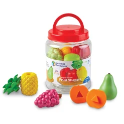 Educators Resource Learning Resources Snap-n-Learn Fruit - Shape & Color Matching Playset* Preschool Education Toys & Activities