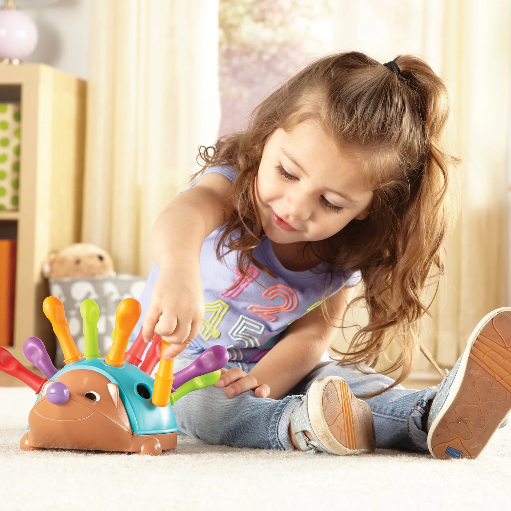 Educators Resource Learning Resources Spike the Fine Motor Hedgehog - Colorful Educational Toy* Preschool Education Toys & Activities