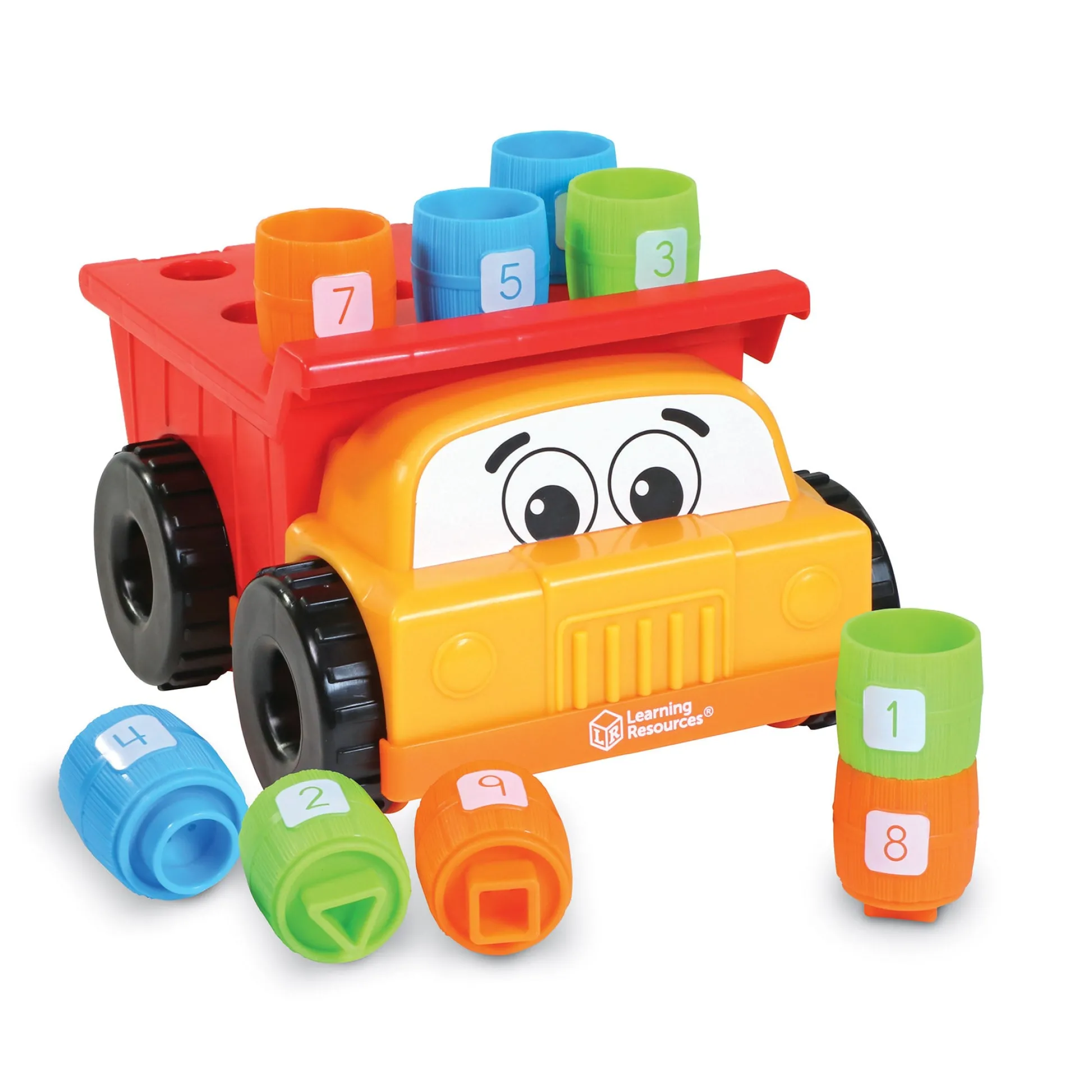 Educators Resource Learning Resources Tony the Peg Stacker Dump Truck - Colorful Educational Toy* Preschool Education Toys & Activities|Preschool Vehicles