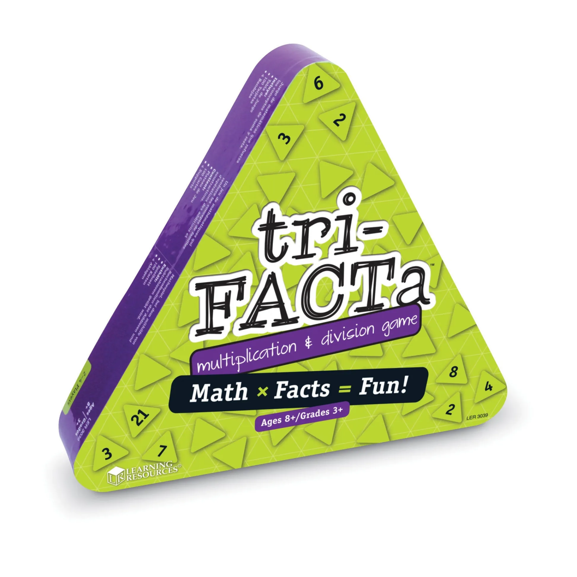 Educators Resource Learning Resources Tri-FACTa Multiplication & Division Game - Educational Math Playset* Role-Playing Games|Board Games