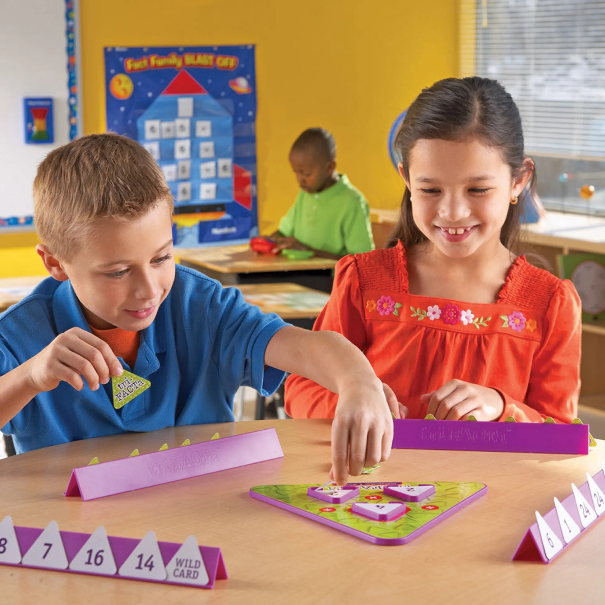Educators Resource Learning Resources Tri-FACTa Multiplication & Division Game - Educational Math Playset* Role-Playing Games|Board Games