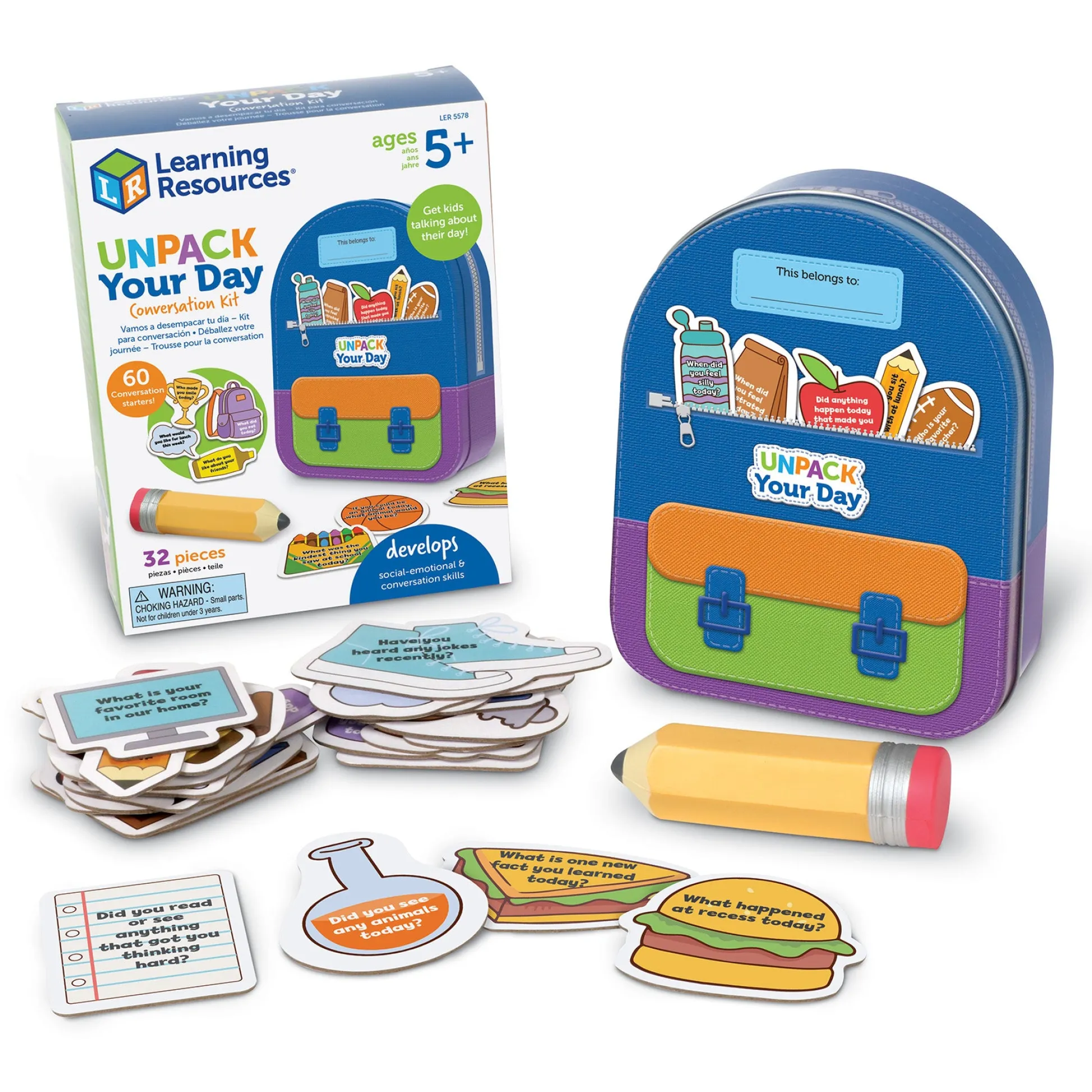 Educators Resource Learning Resources Unpack Your Day SEL Kit - Social-Emotional Learning Game* Social & Emotional Skills