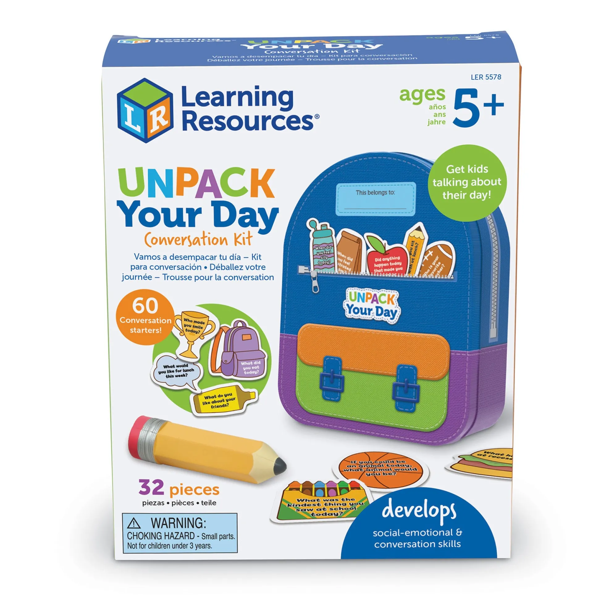Educators Resource Learning Resources Unpack Your Day SEL Kit - Social-Emotional Learning Game* Social & Emotional Skills