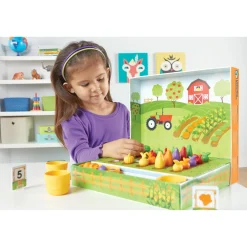 Educators Resource Learning Resources Veggie Farm Sorting Set - Educational Color & Counting Skills Game* Preschool Education Toys & Activities